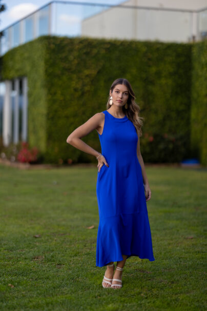 Vestido decote halter